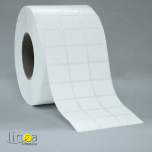 ROLLOS DE ETIQUETA EN PAPEL BLANCO DE  3.2 CM POR 2.5 CM - PARA IMPRESORAS SEMIINDUSTRIALES E INDUSTRIALES - PT00110