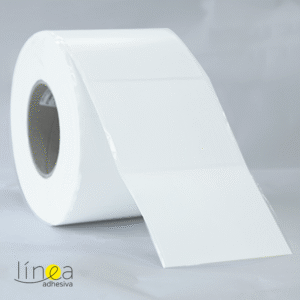 ROLLOS DE ETIQUETA EN PAPEL BLANCO DE 10.0 CM POR 8.0 CM - PARA IMPRESORAS SEMIINDUSTRIALES E INDUSTRIALES - PT00028